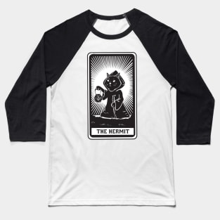 Tarot Cat - The Hermit Baseball T-Shirt